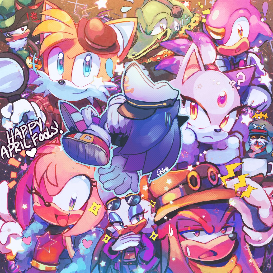 OnstaMonsta's tweet photo. Happy #BlackHistoryMonth y’all!! 💖💖💖✨ I’m Onsta, a Black VTuber &amp; Illustrator based in Japan! 🇯🇵✨ I love vibrant colors, makin’ folks laugh, and all things SEGA~ 💙🌀💨✨ https://t.co/M6GRvPlOim