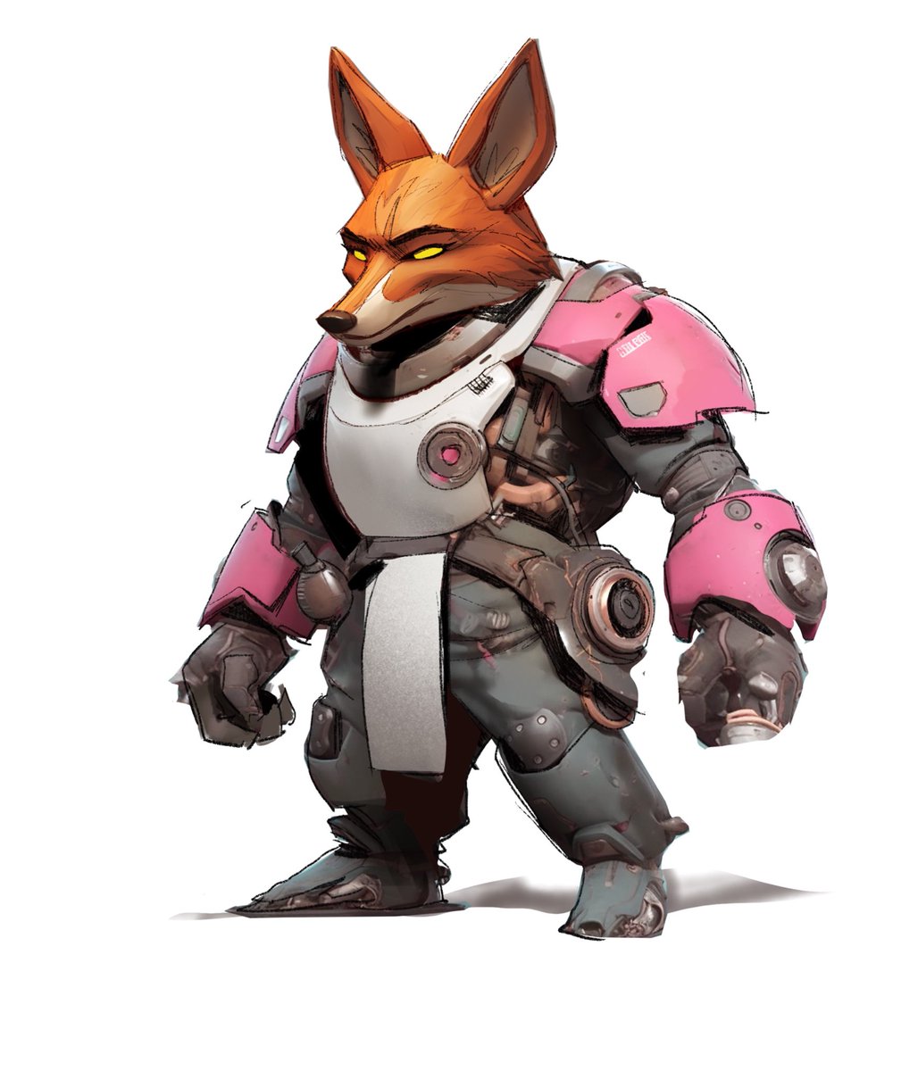 Squidbot_Design's tweet photo. Fox Suit. Did a little photoshop/paint over on this one too #AIArtwork #midjouney https://t.co/tj6sHTRUvT