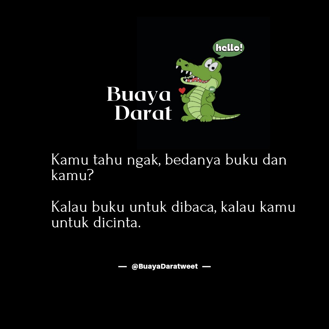 BuayaDaratweet2's tweet image. Buku cinta untuk stalking - Virgan