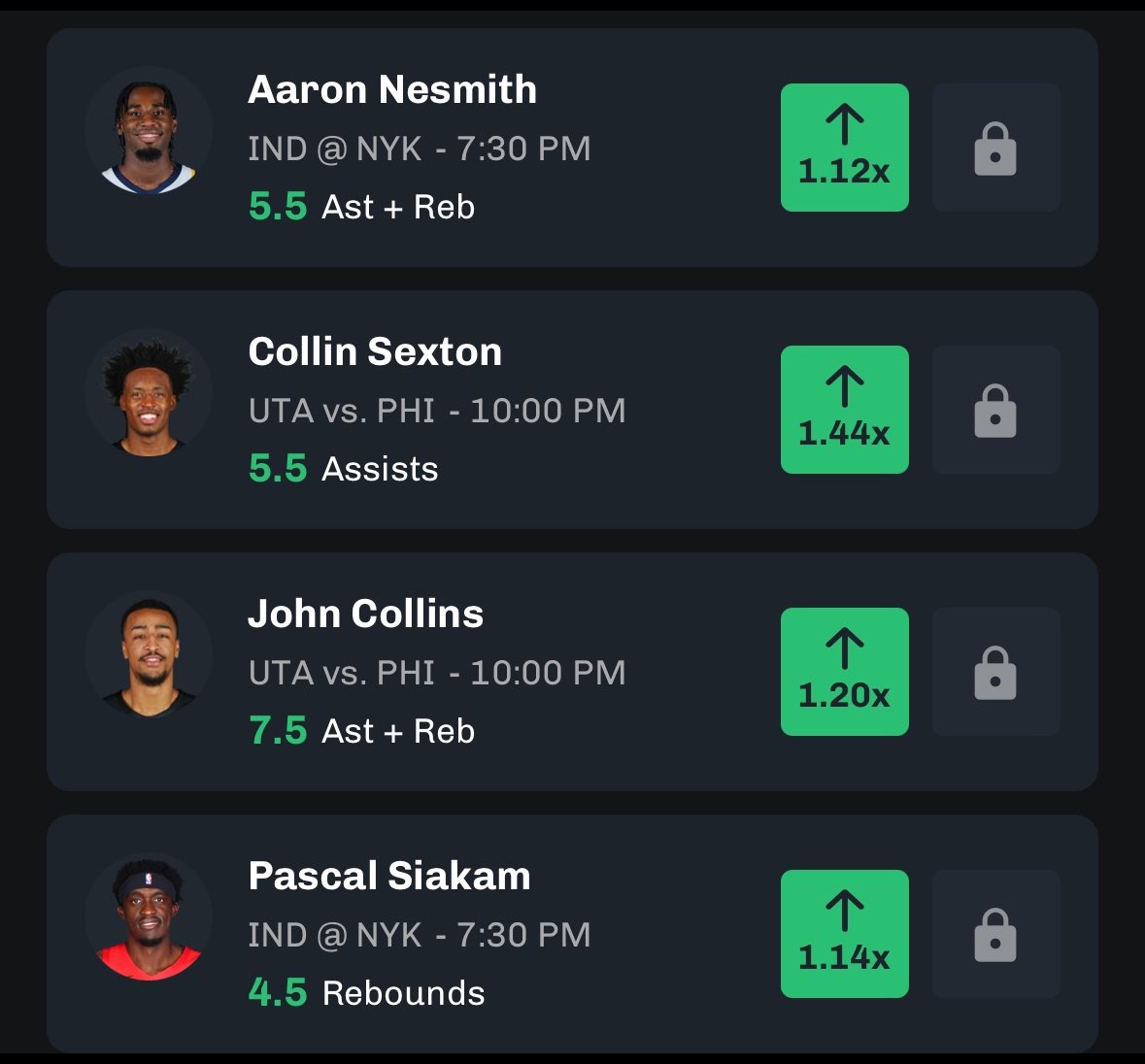 FrostyyPicks's tweet photo. Free Play for today,
All my plays posted on discord.

#gamblingX #gambling #sports #sportsbetting #sportsbet #prizepicks #prizepicksnba #nba #freepicks https://t.co/WZz2ZFIdwk