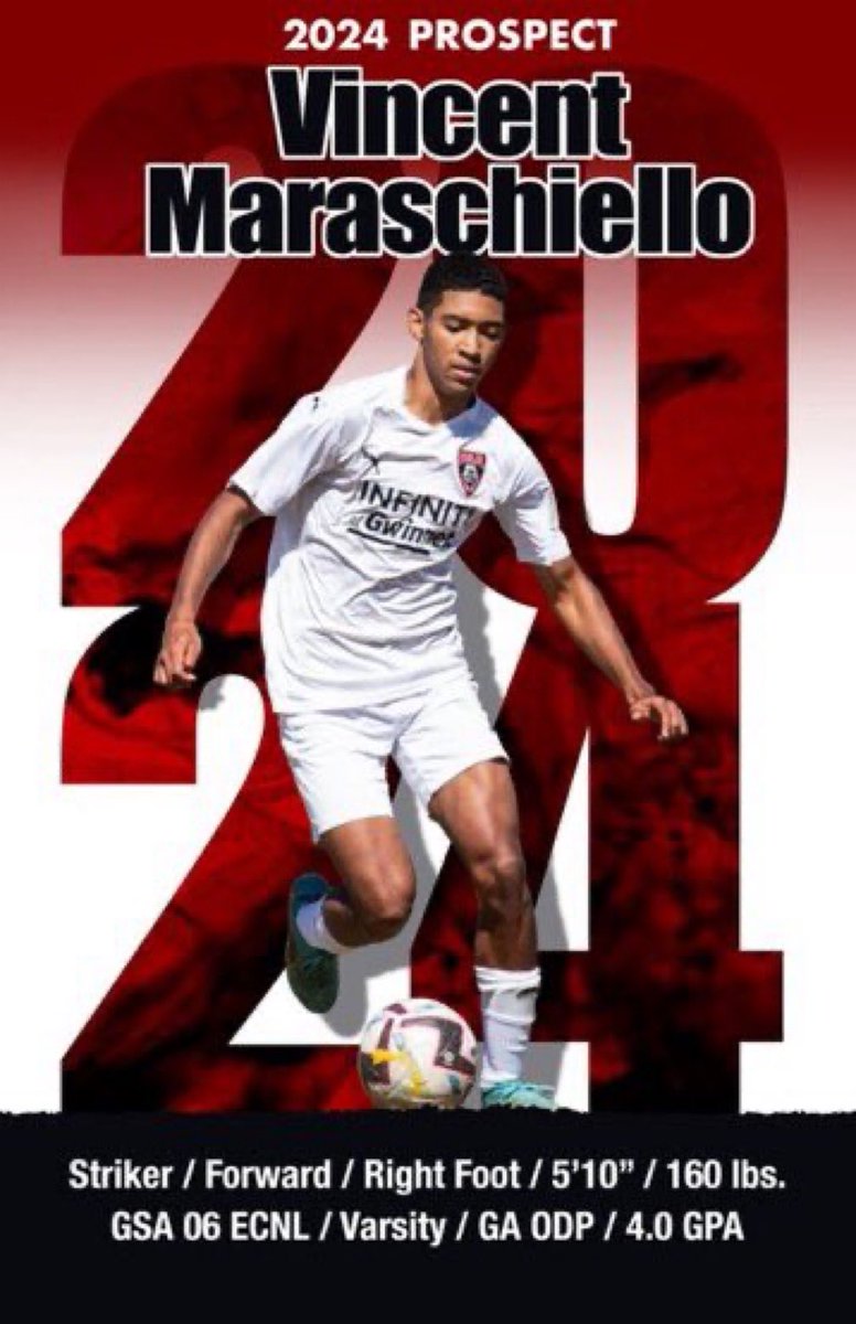 Drop9app's tweet photo. @SoccerMomInt 🚨Uncommitted 2024🚨

Vincent Maraschiello
Striker / Forward
5’10” / 160 lbs.
4.0 GPA
Leave State (GA): Yes
Major: Engineering / Business Finance
@vmaraschiello1
Parents aware 

YouTube channel 
https://t.co/oLxSSqtOOm
Highlight
https://t.co/9W68Dno5Gm https://t.co/W6baOIlPTS