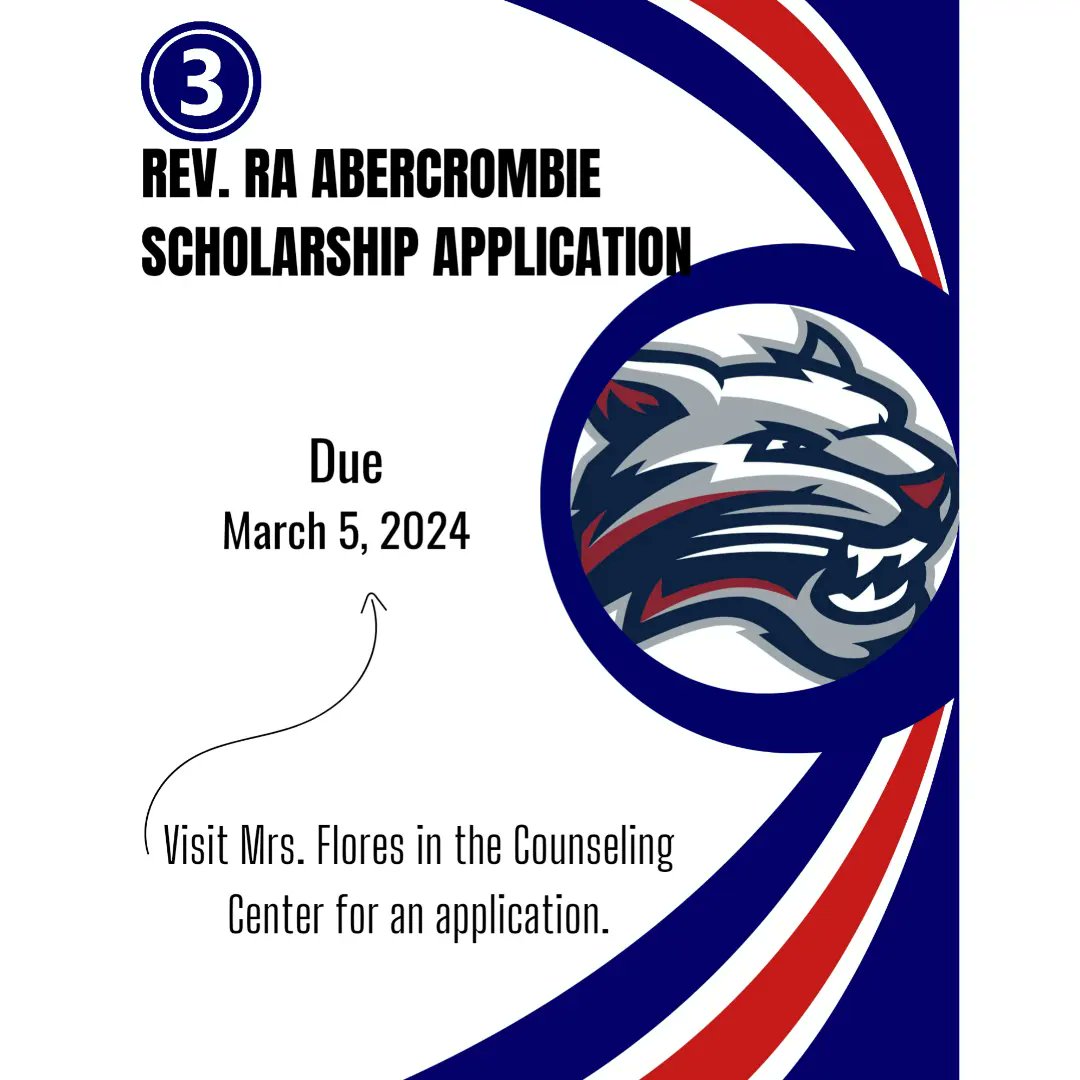 ChapCounselors's tweet photo. 🚨 Scholarship Alert!🚨 Stop by the Counseling Center for an application OR scan the QR code to apply! 

#BobcatPRIDE https://t.co/Yw7TdRdmrM