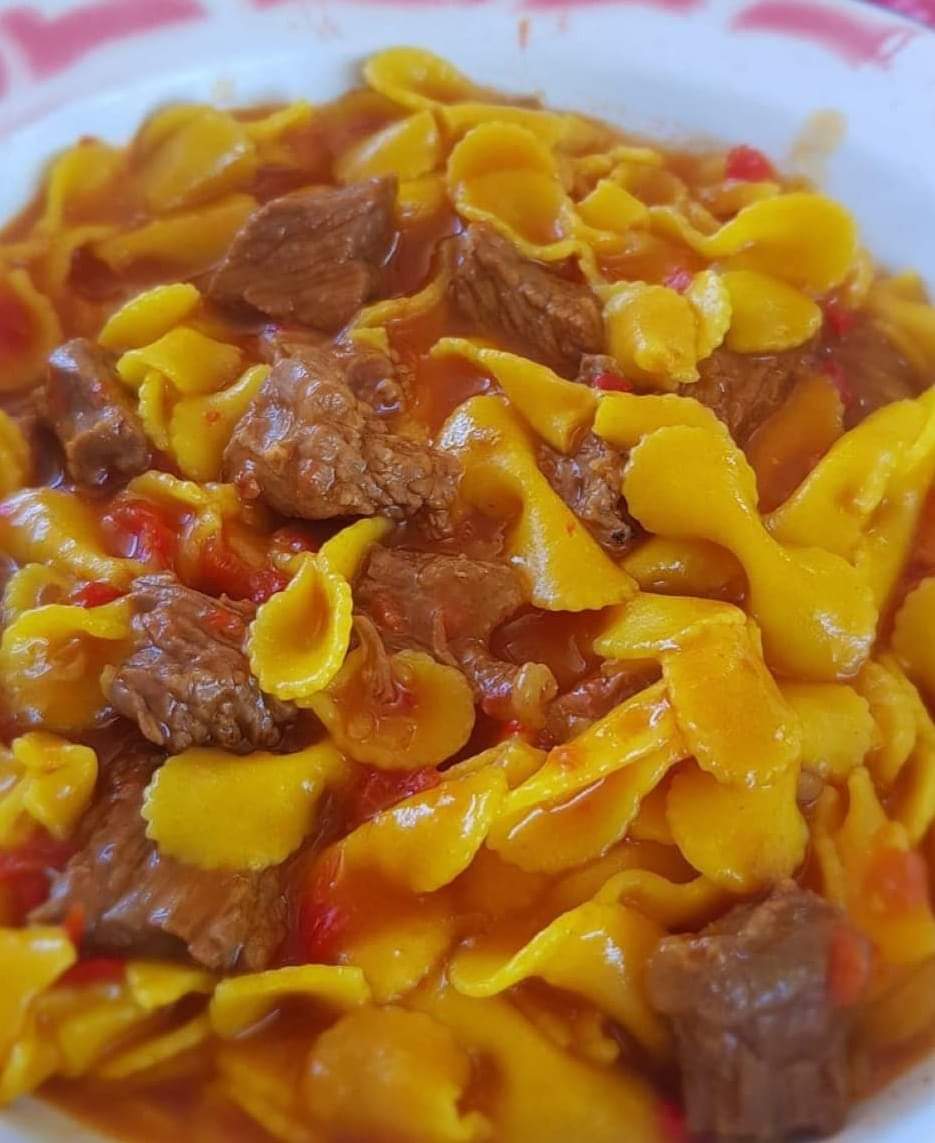 ta pa coso (guiso de fideo moñito)