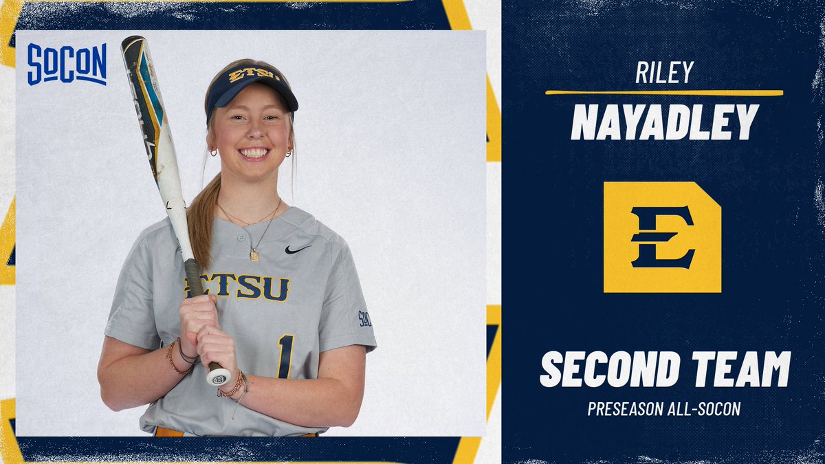 ETSU Softball (@etsusoftball) on Twitter photo ๐๐ง๐๐จ๐๐๐จ๐ค๐ฃ ๐ผ๐ก๐ก-๐๐ค๐พ๐ค๐ฃ ๐๐๐ก๐๐๐ฉ๐๐ค๐ฃ๐จ ๐ฅ
Congrats to <a href="/cameronyyoung/">cameron young</a> and <a href="/Rileynayadley/">Riley Nayadley</a> on earning preseason <a href="/SoConSports/">The Southern Conference</a> honorsโ๏ธ
๐ etsubucs.com/news/2024/2/1/โฆ
#BeGreat ๐๐ง๐๐จ๐๐๐จ๐ค๐ฃ ๐ผ๐ก๐ก-๐๐ค๐พ๐ค๐ฃ ๐๐๐ก๐๐๐ฉ๐๐ค๐ฃ๐จ ๐ฅ
Congrats to <a href="/cameronyyoung/">cameron young</a> and <a href="/Rileynayadley/">Riley Nayadley</a> on earning preseason <a href="/SoConSports/">The Southern Conference</a> honorsโ๏ธ
๐ etsubucs.com/news/2024/2/1/โฆ
#BeGreat