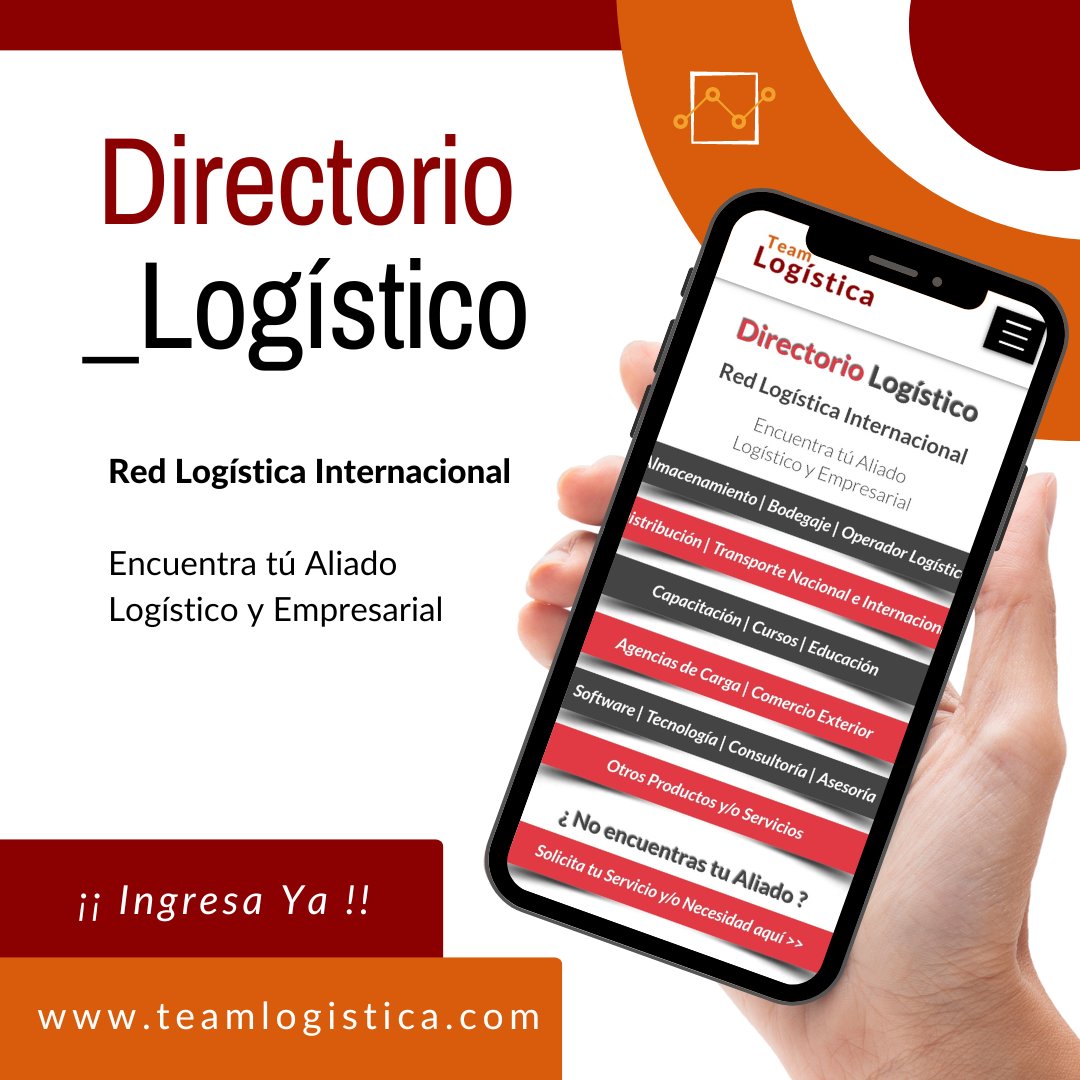 Directorio_Logistico 🤝
Encuentra tu Partner logístico y empresarial, para desarrollar negocios en equipo 📦

[ Todo en un Mismo Lugar ]
👉  teamlogistica.com/directorio

By @TeamLogistica

#logistica #emprendimiento #network #emprendedor #empresas #supplychain