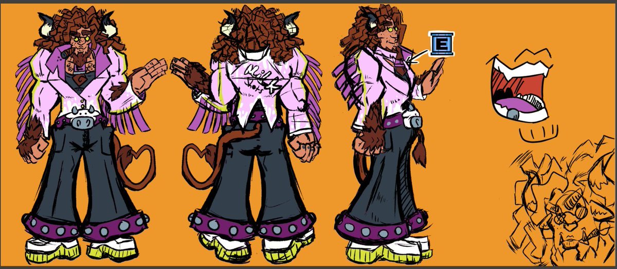 MilkShotsMoo's tweet photo. Some artwork for a vtuber ref sheet that never got published for a lil project I wanted to do. Anyways posting it to get some attention cause I'm a whore like that. Consider hiring me lol.

#MilkInk https://t.co/dXzRH5H1aT