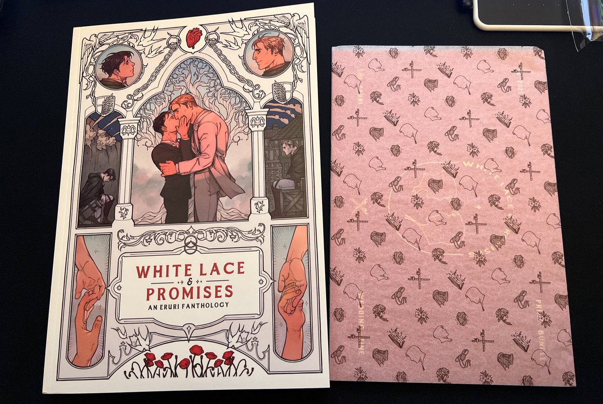 bnyumbai's tweet photo. my zine has finally arrived home yay!! look how well packaged everything is the quality is amazing 🥺 thank you to @eruri_wedding for organising this project again! im really glad to be able to snatch a copy of my two fav characters celebrating their love 💖 https://t.co/huQixGSmwX