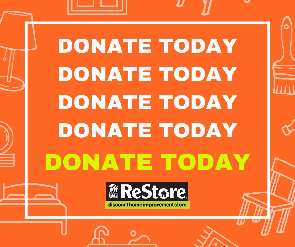 Did you know that ReStore accepts all kinds of items for donation, including appliances, home furnishings, lighting, tools and much more?

Donate: (216) 429-3631
Accepted items: clevelandhabitat.org/restore/what-c…

#donate #habitatforhumanityrestore #declutter #greatercleveland