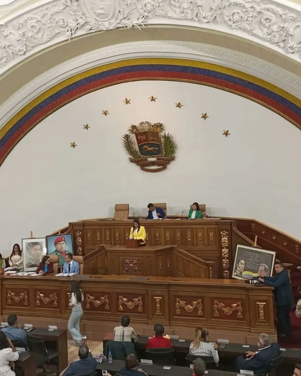 📆#01Feb| Seguimos haciendo patria junto a mis camaradas Diputad@s desde el Hemiciclo del Palacio Federal en sesión ordinaria de la <a href="/Asamblea_Ven/">Asamblea Nacional 🇻🇪</a>
#FebreroAntiimperialista