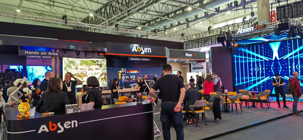 Kinglight08's tweet photo. Visual Feast with popular LED display brands at ISE 2024 #Absen #Unilumin #INFiLED #GLOSHINE https://t.co/iL5vjmZlig