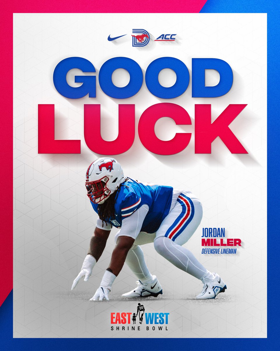 Go get ‘em <a href="/MILLJ70/">𝙅 𝙊 𝙍 𝘿 𝘼 𝙉 𝙈 𝙄 𝙇 𝙇 𝙀 𝙍</a> 🤝

<a href="/ShrineBowl/">East-West Shrine Bowl</a> | #PonyUpDallas