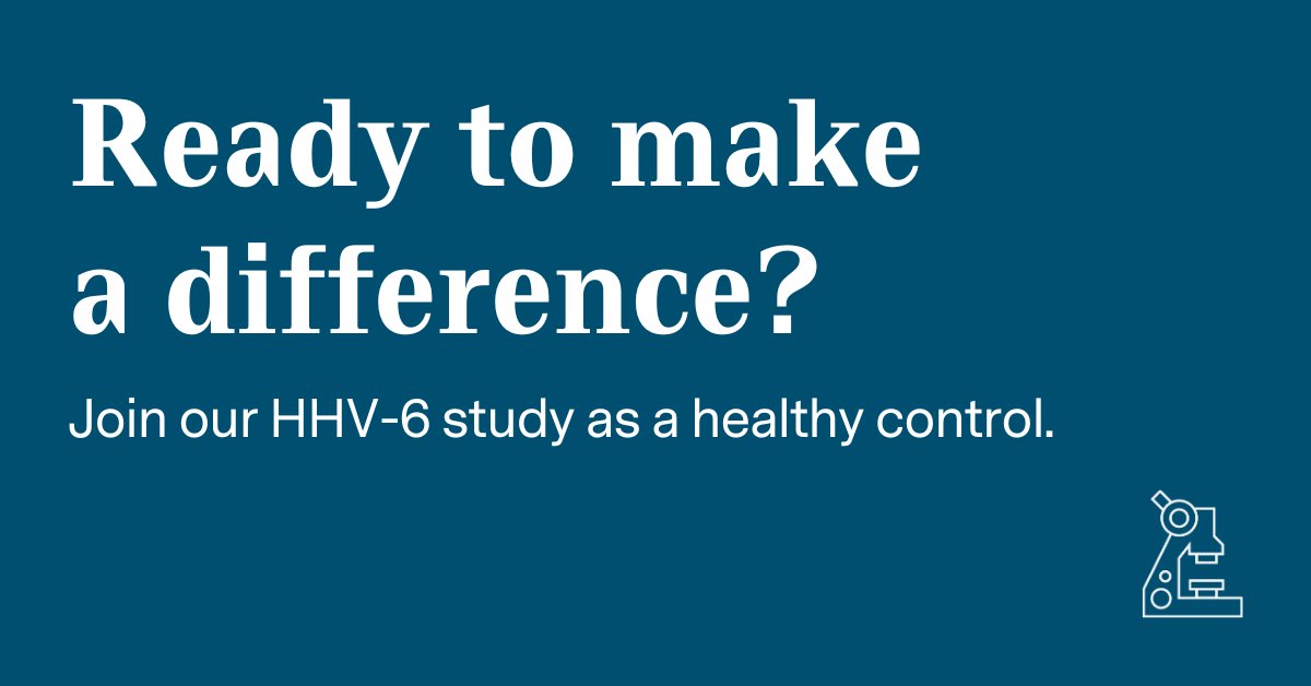 🧬 Join our HHV-6 Study as a healthy control participant! 

🧪 Support #pwME by collecting saliva samples and completing weekly questionnaires from home.

🤝 Get involved: bit.ly/49n0Xtr

#MyalgicEncephalomyelitis #MECFS