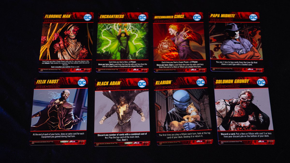 Cryptozoic's tweet photo. β¨ DC Deck-Building Game: Justice League Dark is coming soon!
Kickstarter backers only have to wait a few more months to get the game, expansion, and lots of exclusives.
Check out some photos!
#dcdeckbuildinggame #justiceleaguedark https://t.co/UmVVRKe2o7
