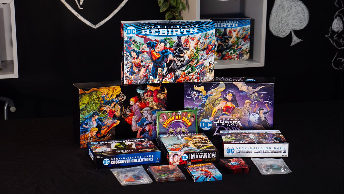 Cryptozoic's tweet photo. β¨ DC Deck-Building Game: Justice League Dark is coming soon!
Kickstarter backers only have to wait a few more months to get the game, expansion, and lots of exclusives.
Check out some photos!
#dcdeckbuildinggame #justiceleaguedark https://t.co/UmVVRKe2o7