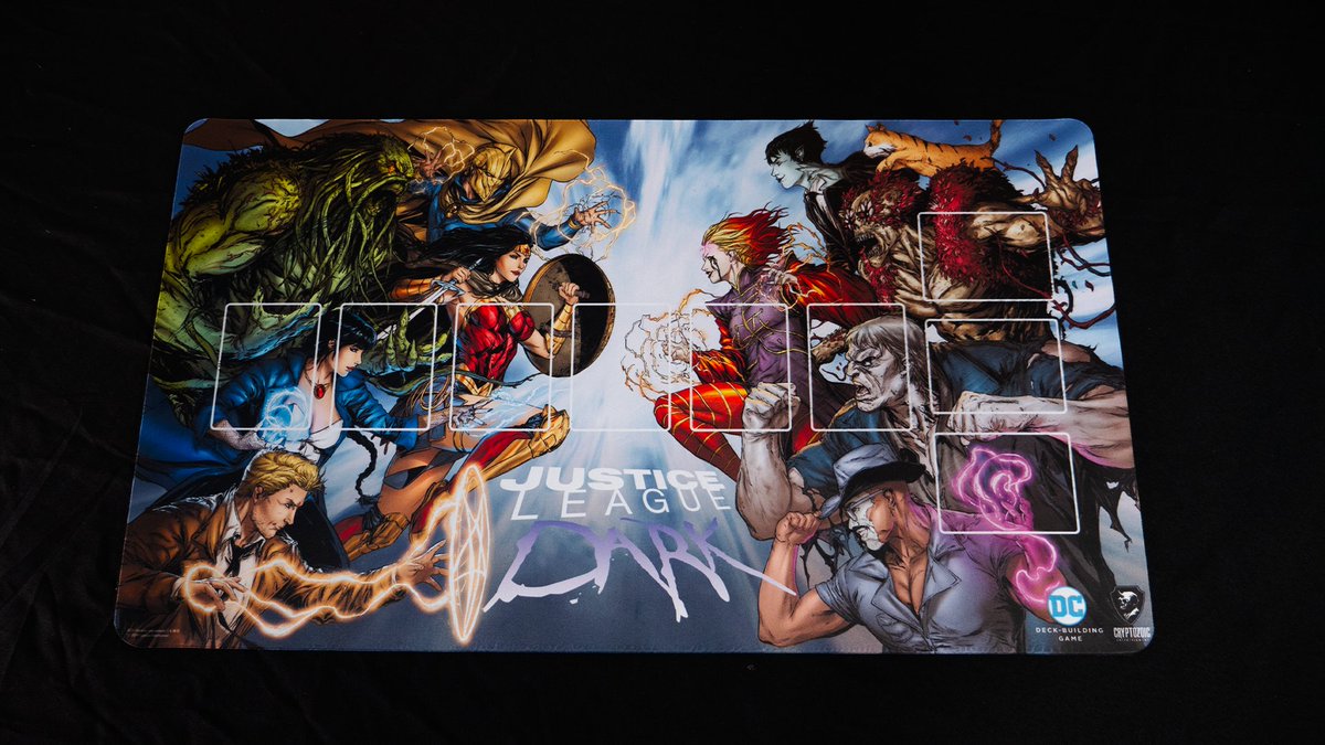 Cryptozoic's tweet photo. β¨ DC Deck-Building Game: Justice League Dark is coming soon!
Kickstarter backers only have to wait a few more months to get the game, expansion, and lots of exclusives.
Check out some photos!
#dcdeckbuildinggame #justiceleaguedark https://t.co/UmVVRKe2o7