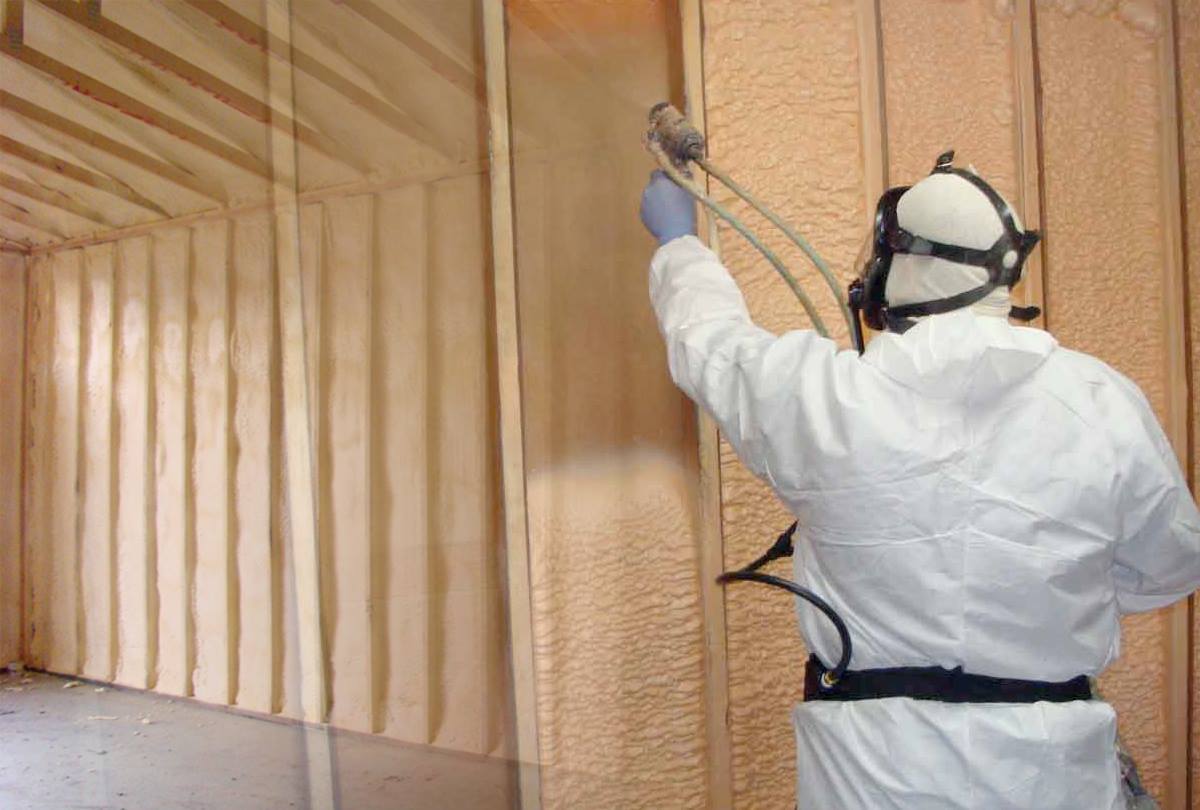 FoamNorthland's tweet photo. Spray foam's ability to air seal help greatly with airborne sound transfer.

Spray foam works great for sound control in combination with other insulation materials. https://t.co/viB6vlEEbl