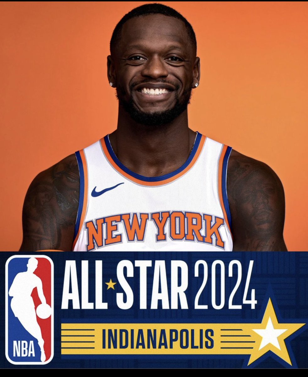 Julius told me a third All-Star bid is not about personal accolades, but rather it shows him he's doing all the work required to bring New York a Chip, which is the ultimate goal. Congrats and come back soon, Julius!!! 🌟🌟🌟