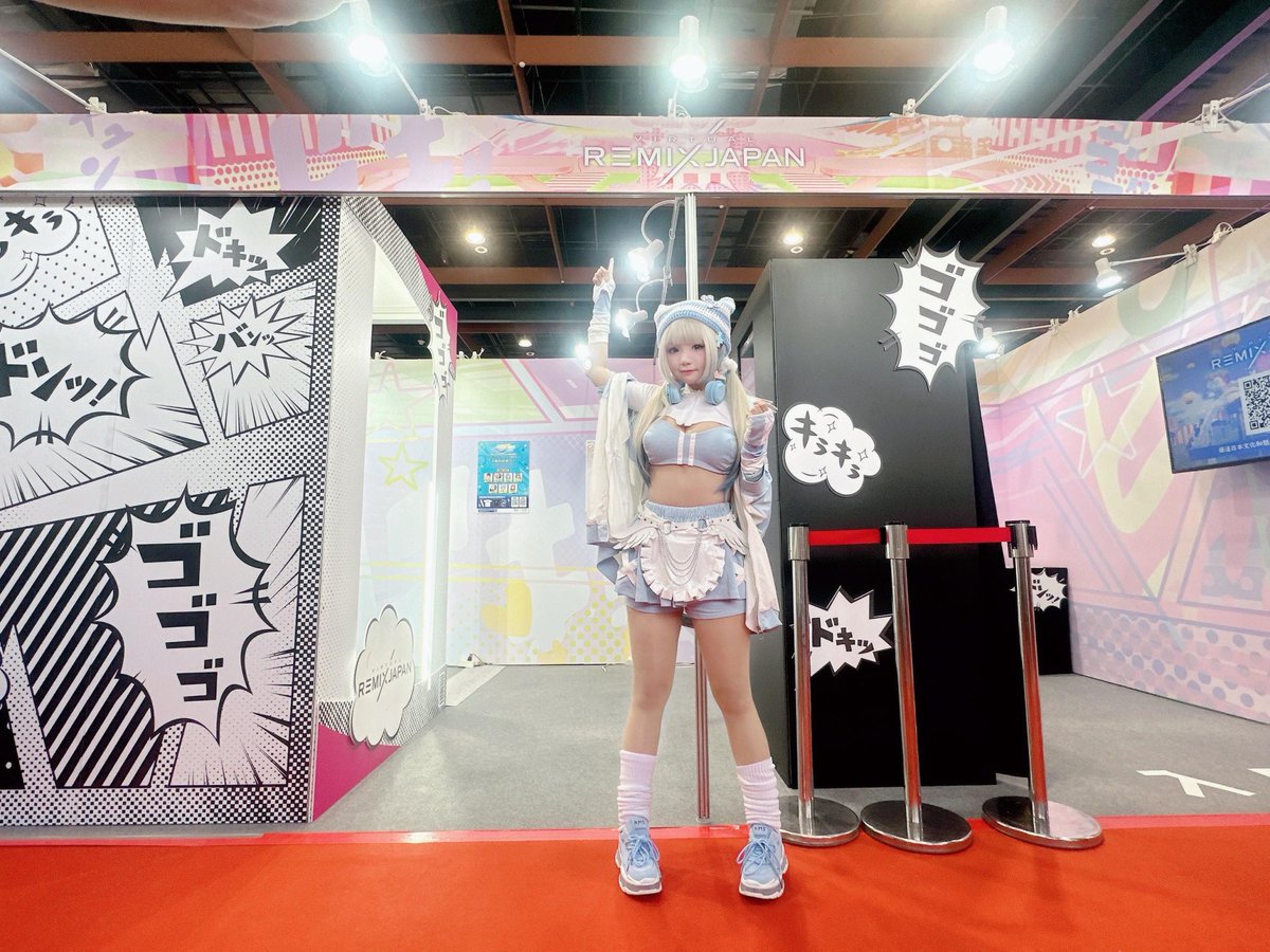 VirtualRemixJP's tweet photo. ✨ #VRJ×#台北國際動漫節2024 コラボ ✨
「#バーチャルコスプレワールド」
台北動漫節、「VIRTUAL REMIX JAPAN」 ブースでは、
まるで漫画の中に入ったような写真が撮れちゃう👀♪
撮った写真は、VRJのコスプレワールド内に展示されます✨
ここでしか撮影できないワクワクの漫画空間でコスプレ写真撮影!
撮影したらVRJコスプレワールドフォトコンテストに参加しよう!
▼VRJワールドの詳細
https://t.co/rUHfW2Krig
▼台北動漫節の詳細
https://t.co/HLxzkkcXAY