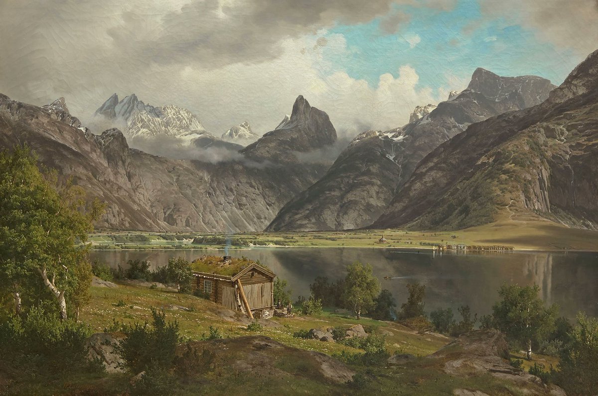 Johan Eckersberg
Landskap med Romsdalshorn
 1868