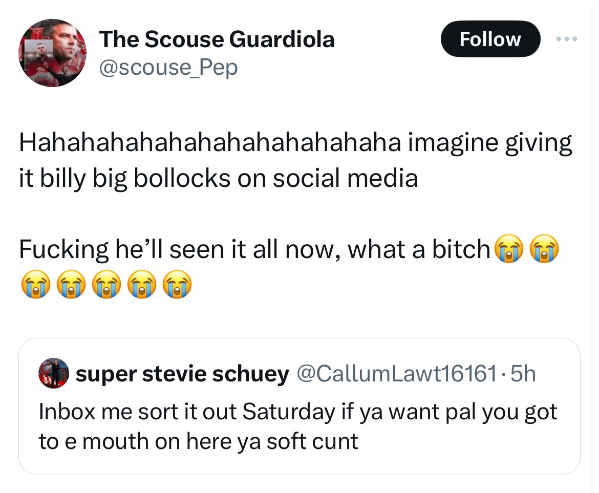 StokeyyG2's tweet photo. Please spare 1 minute of your time to read this absolutely incredible argument by two Stoke fans 😂😂😂 https://t.co/HzXDGzv1TO