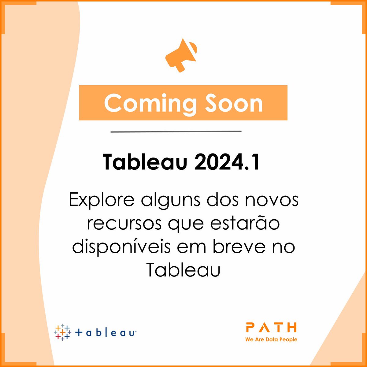 P A T H | Notícias – Coming Soon: Tableau 2024.1
 
 Explore alguns dos novos recursos que estarão disponíveis em breve no Tableau.
 
 Confira a notícia completa no nosso site: cutt.ly/VwXeFJFo

#Tableau #WeAreDataPeople #DataFam #VisualAnalytics #Tableautips #PathDataFan