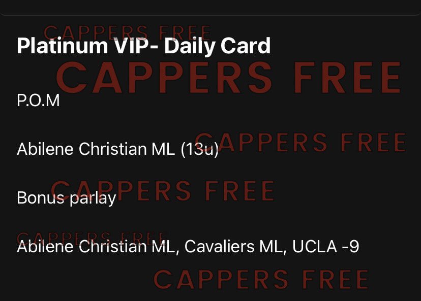 CappersFree_'s tweet image. #PlatinumLocks POM 🔥