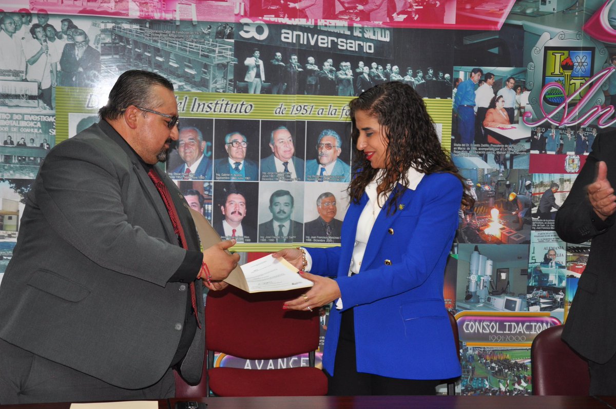osvaldo_xhsj's tweet photo. Hoy se entregó el nombramiento a Ania Guadalupe Sánchez Ruiz, como Directora del Instituto Tecnológico de Saltillo. Esto ocurre luego de ser encargada del despacho por espacio de poco más de cuatro meses. https://t.co/D6rjPtgtez