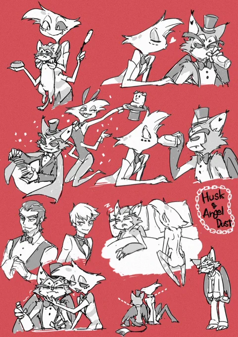 ハズビン詰め #HazbinHotel #huskerdust 