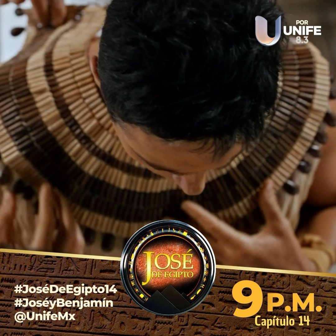 AnaLauraLen7's tweet photo. 🔴🚨¡El destino de José y Benjamín se desvela en el Capítulo 14 de José de Egipto a las 9 p.m. por @UnifeMx canal 8.3! 🌌🔥 #JoséDeEgipto14 #JoséyBenjamín https://t.co/3ZpNznZ5RR