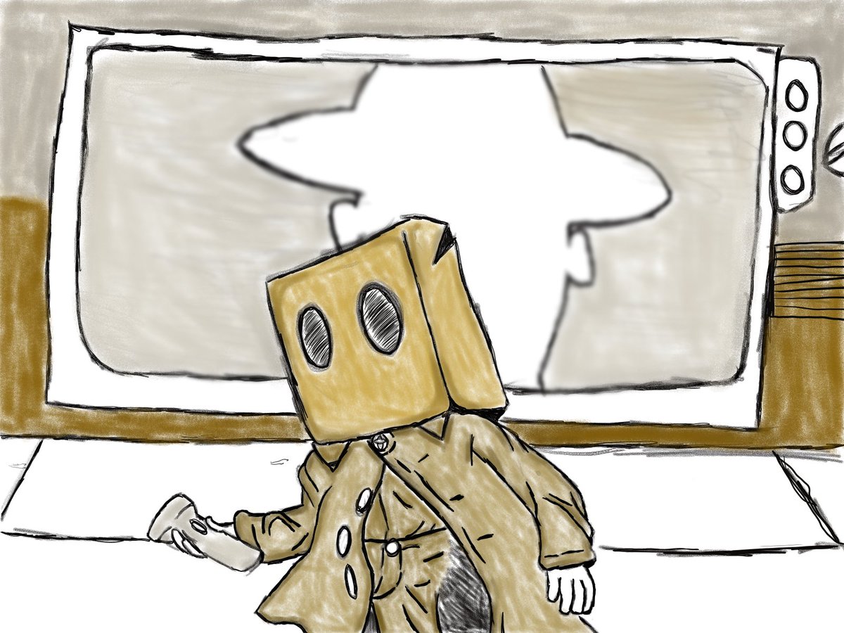 Cooling199's tweet photo. Little Nightmares 2 drawing https://t.co/LVUgadOEs2