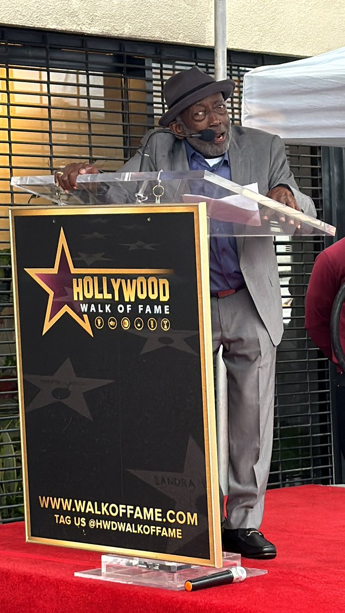 KikiBakerBarnes's tweet photo. We got to celebrate our friend @_GarrettMorris as he received his @hwoodwalkoffame star on today his 87th birthday! Congratulations on this well-deserved honor  and Happy Garrett Morris Day 🎉. #NOLAProud #mydu https://t.co/kifA71RYjF