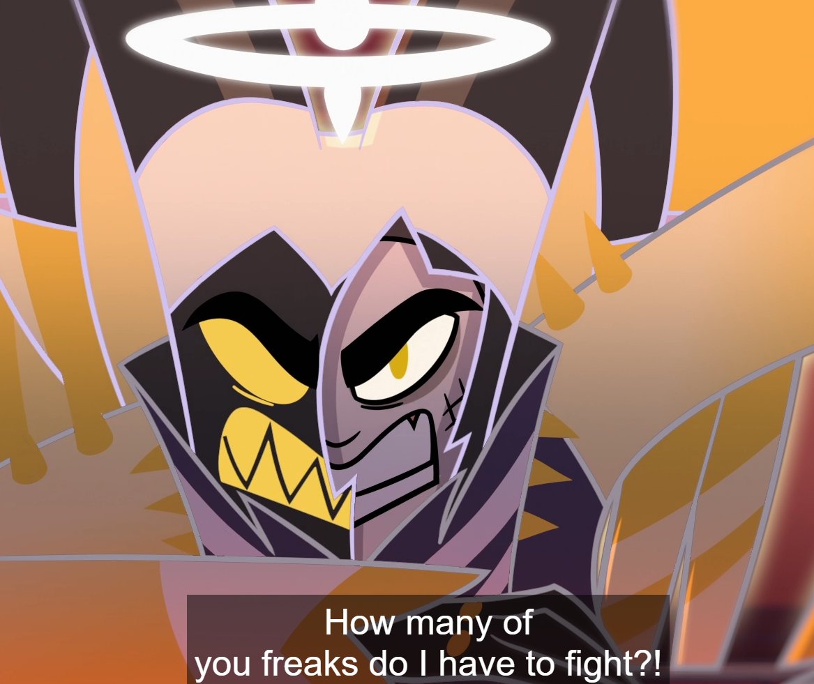 Anxiouandy's tweet photo. SPILERS #HazbinHotelSpoilers #Hazbinhotel
.
.

.
.
.

.
.

.
.
.

.
.
Now we know What the deal with adams face was, white person jumpscare! https://t.co/o939QPWhfx