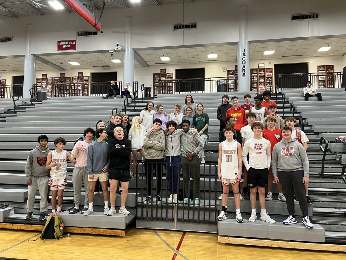 BVWestBoysBball's tweet photo. Enjoying a GREAT game between two very good Freshmen teams. Heading into the 4th qtr 39-34.
The Frosh Student Section is bringing the JUICE!
#HaveFunGetBetter https://t.co/vGVBrBuQOt