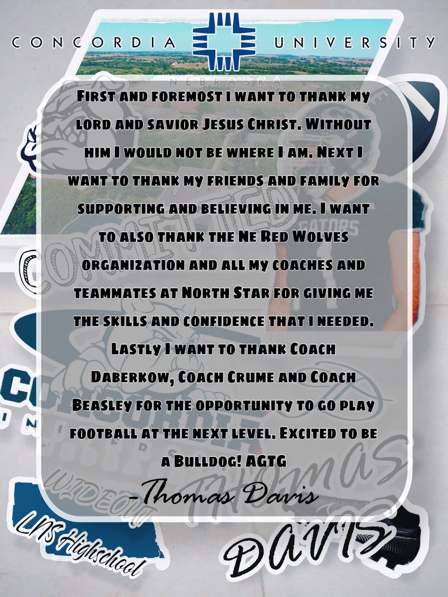 110% Committed 🔵⚪️ #skodawgs 🐶
<a href="/PatrickDaberkow/">Patrick Daberkow</a> <a href="/CoachCrume/">Kevin Crume</a> 
<a href="/cunebulldogs/">Concordia Bulldogs</a> <a href="/LNSFootball/">LNS Football</a> <a href="/NeRedWolves/">NE Red Wolves Co.</a> <a href="/GLeitschuck/">Gavyn Leitschuck</a>