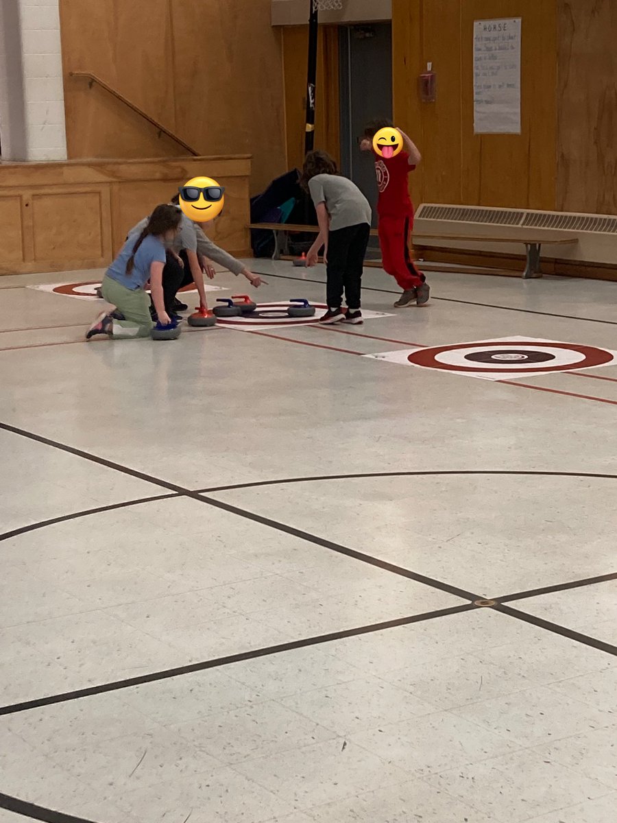PEMckenna's tweet photo. All curling all week @belayrschool this week! Thanks to our friends @MEelementary and @SouthWoodside for sharing their equipment! @HRCEHealthPromo https://t.co/DBy6T1jDzN