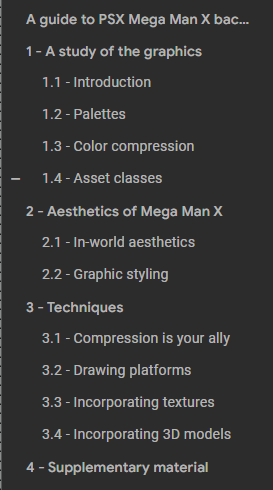 Taking longer than expected because I'm adding some sections on the run. I am touching some fundamentals of game graphics and I believe the guide will be useful even for those not interested specifically in the PSX style.