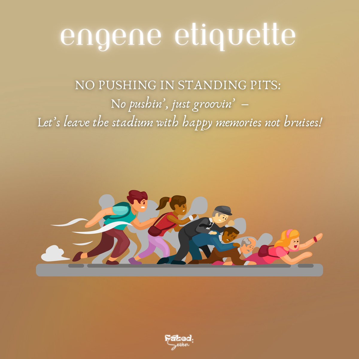 Team_PHate's tweet photo. [ENGENE ETIQUETTE]

FOR STANDING PIT— Don't push and side-hit your co-ENGENEs. Call the attention of security staff/bouncers when someone is getting violent or aggressive.

#PHate #EN_WORLDTOUR_FATE #FATEDSEVEN #FATE_IN_NEWCLARKCITY #ENHYPEN @ENHYPEN @ENHYPEN_members https://t.co/nuiE2k6Rcw