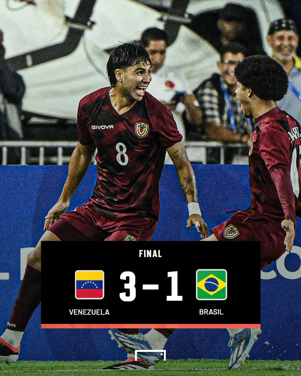 Goal_en_espanol's tweet image. ¡Venezuela se mete al Cuadrangular Final! 🇻🇪 #Preolimpico2024