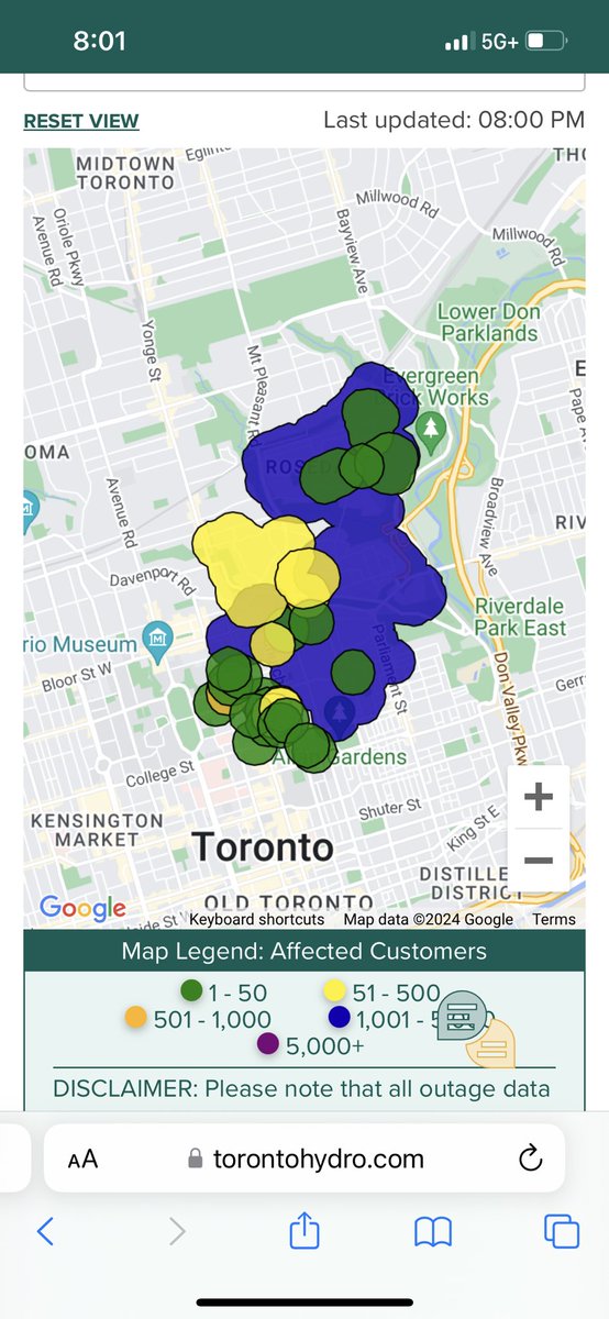 g_ru_93's tweet photo. Toronto power outage now @TorontoHydro https://t.co/GIIqrzEzQr