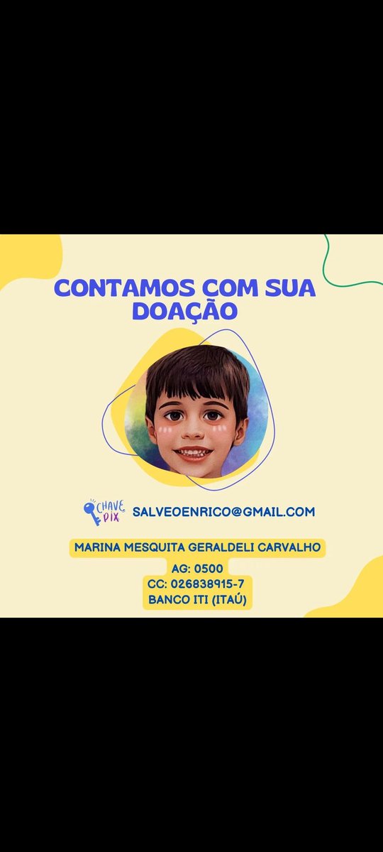 tana_eric's tweet photo. @jorgeemateus ajuda na campanha #salveoenrico

https://t.co/RtqMVE2DiV https://t.co/eNoF1BjyXy