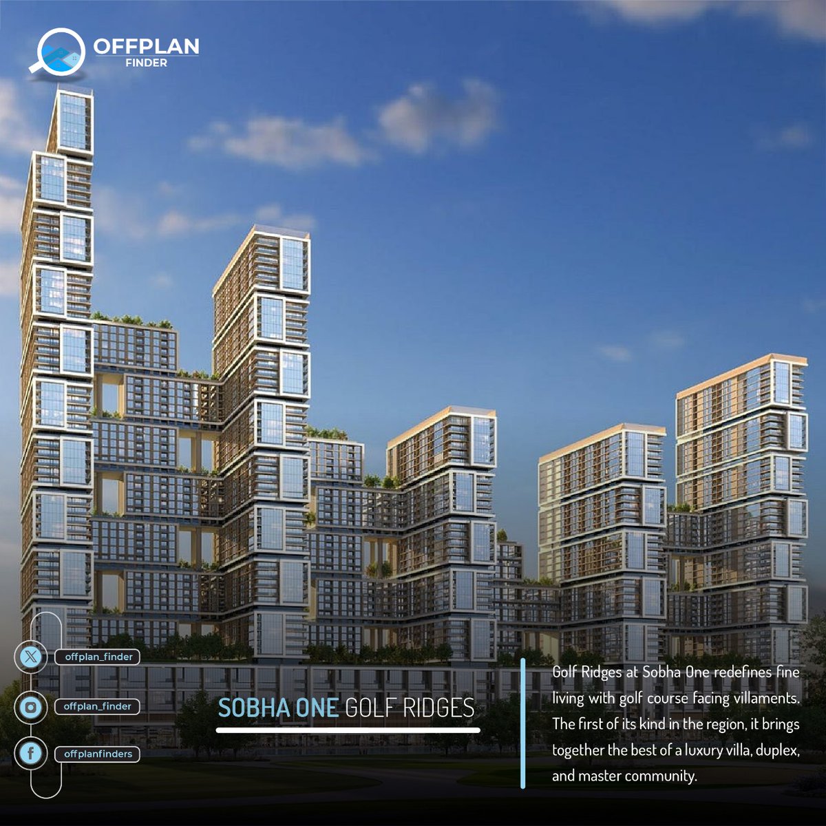 offplan_finder's tweet photo. Sobha One: Luxe living by a golf course in Ras Al Khor, Dubai. 4 &amp; 5-bed apartments for the ultimate golf lifestyle.

Book Now:
Phone: +1 717-734-5677
E-mail: marketing@offplanfinder.com
Web: https://t.co/rHkhjUvEAA
.
#DubaiRealEstate #sobhaone #realestatedubai #dubairealestate https://t.co/hLEK2XBbqN
