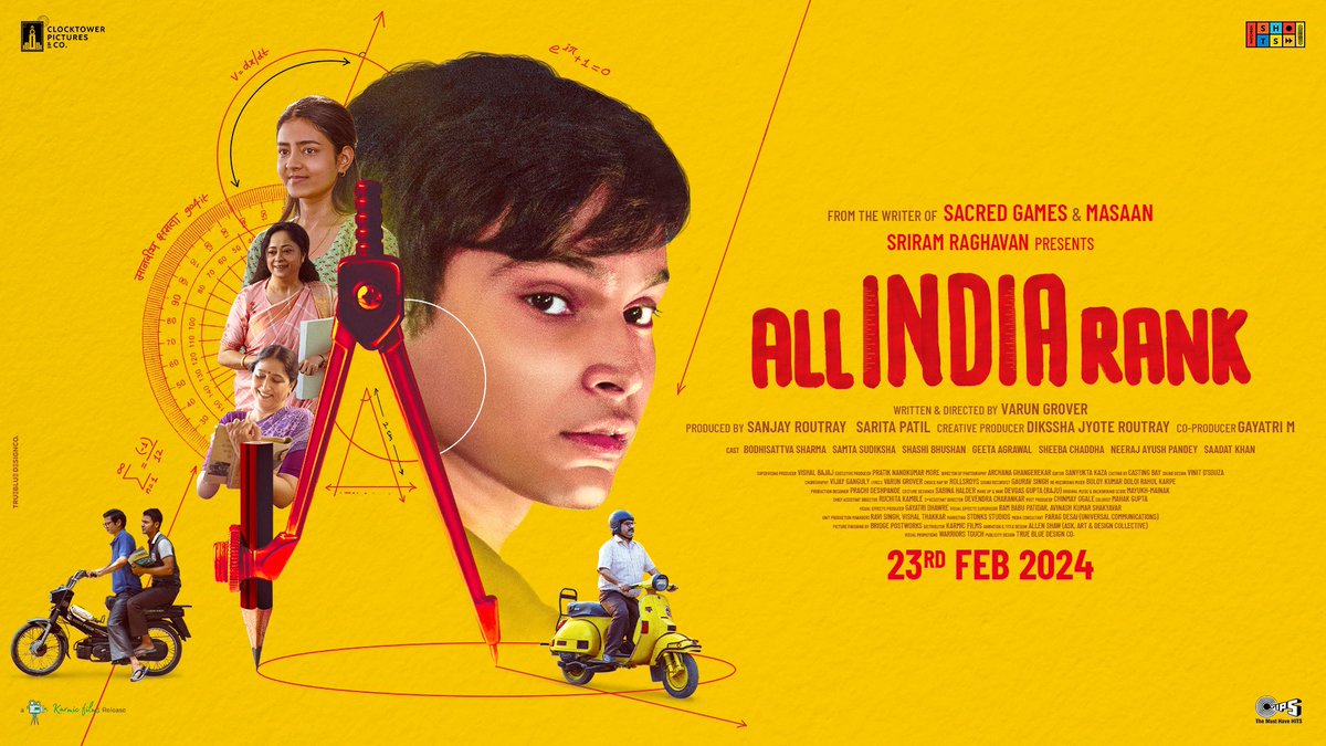 A part of our hearts, coming to you in theatres on 23rd February 2024 ❤️ हमारे दिल का एक टुकड़ा, आपकी नज़र, २३ फ़रवरी २०२४ से। My first film as a director - can’t wait for the world to see. Trailer out on Monday , 5th Feb, 2024.