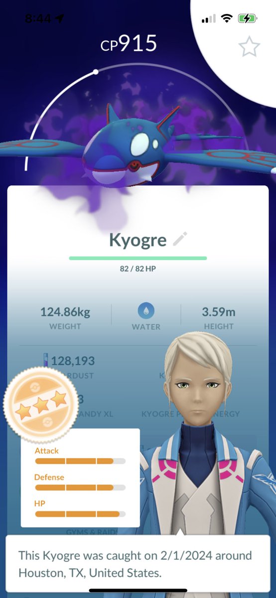 Last day of the Go Rocket event and I got my kyogre!

#PokemonGO #PokemonGOApp #ポケモンGo