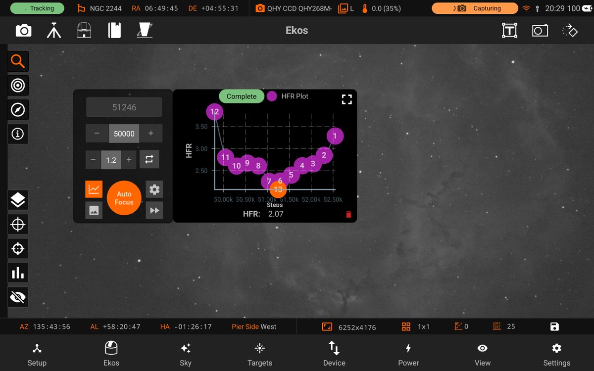 stellarmate's tweet image. #StellarMate App v2.6.80 is released for Android &amp;amp; iOS. + Full DSS Catalog
+ Sharpless 2
+ Revamped UI
Plus huge performance improvements.