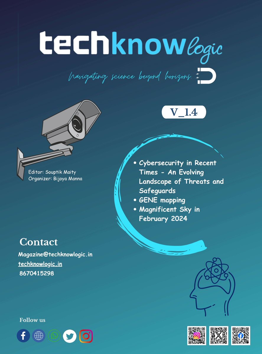 techknowlogicin's tweet image. ๐๐งฌ๐ techknowlogic v_1.4 is LIVE! ๐
Hey Tech Enthusiasts! ๐ Check out the latest from techknowlogic:
1๏ธโฃ Cybersecurity ๐ป๐๐๐ก
2๏ธโฃ Gene Mapping๐งฌ๐๐ฌ
3๏ธโฃ Magnificent February Sky ๐โจ๐ญ๐
#techknowlogic
#NavigatingScienceBeyondHorizons
#Cybersecurity
#GeneMapping
#StarryNights