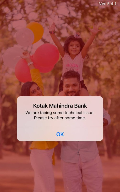 KotakBank down since morning!!

App not working 
Transfers not going through

A bank with such stature not working on peak working hours is a big let down!

#kotakbank #kotakcares #appdown