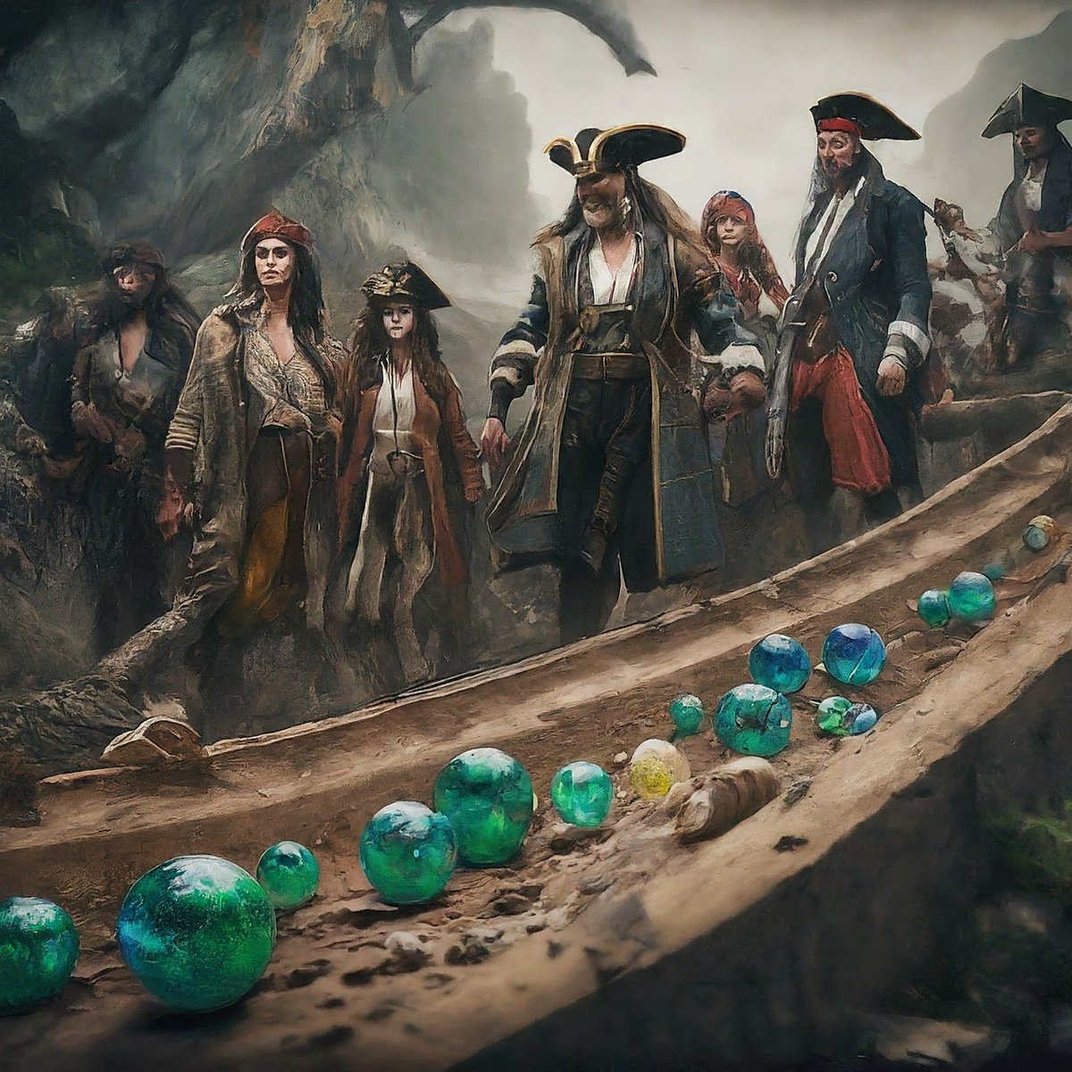 Ahoy! Lookout for Marble race with pirates 🏴‍☠️ on Saturday!!