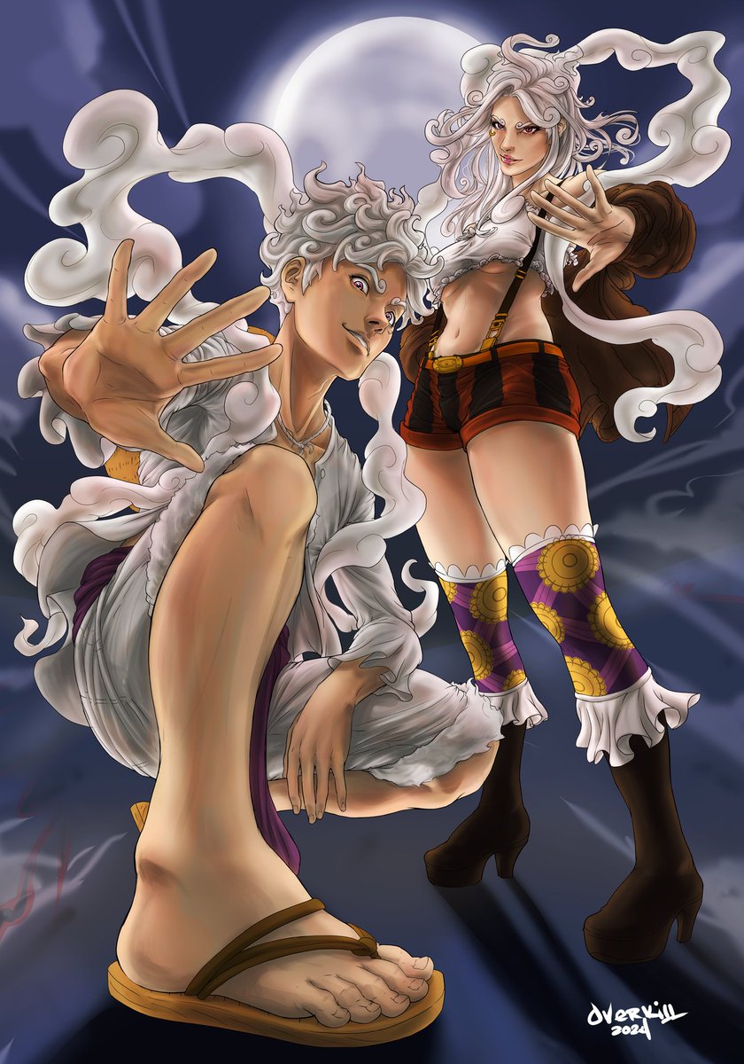 wilde_overkill's tweet photo. Gear 5 Luffy x Distorted future Bonnie
#luffy
#bonnie
#gear5 
#distortedfuture
#sungod
#nikka
#sungodnikka
#ONEPIECE1106 
#onepiece https://t.co/Iwu7aUrTeT