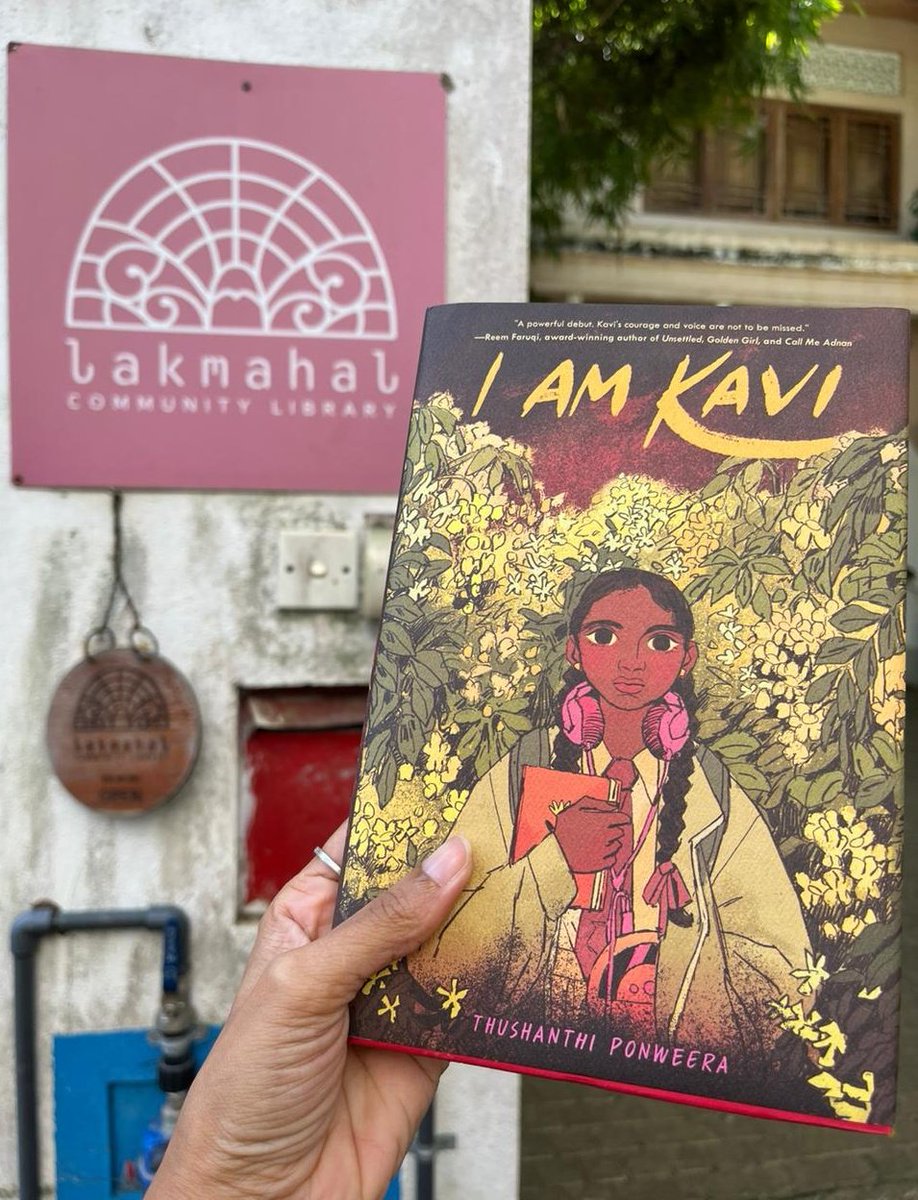 thushponweera's tweet image. I Am Kavi is now available at @LakmahalLibrary for anyone in SL who would like to read it! Seeing it on that shelf next to all the other books by Lankan authors makes my heart so happy. I hope you get a chance to read it soon! 🥰
