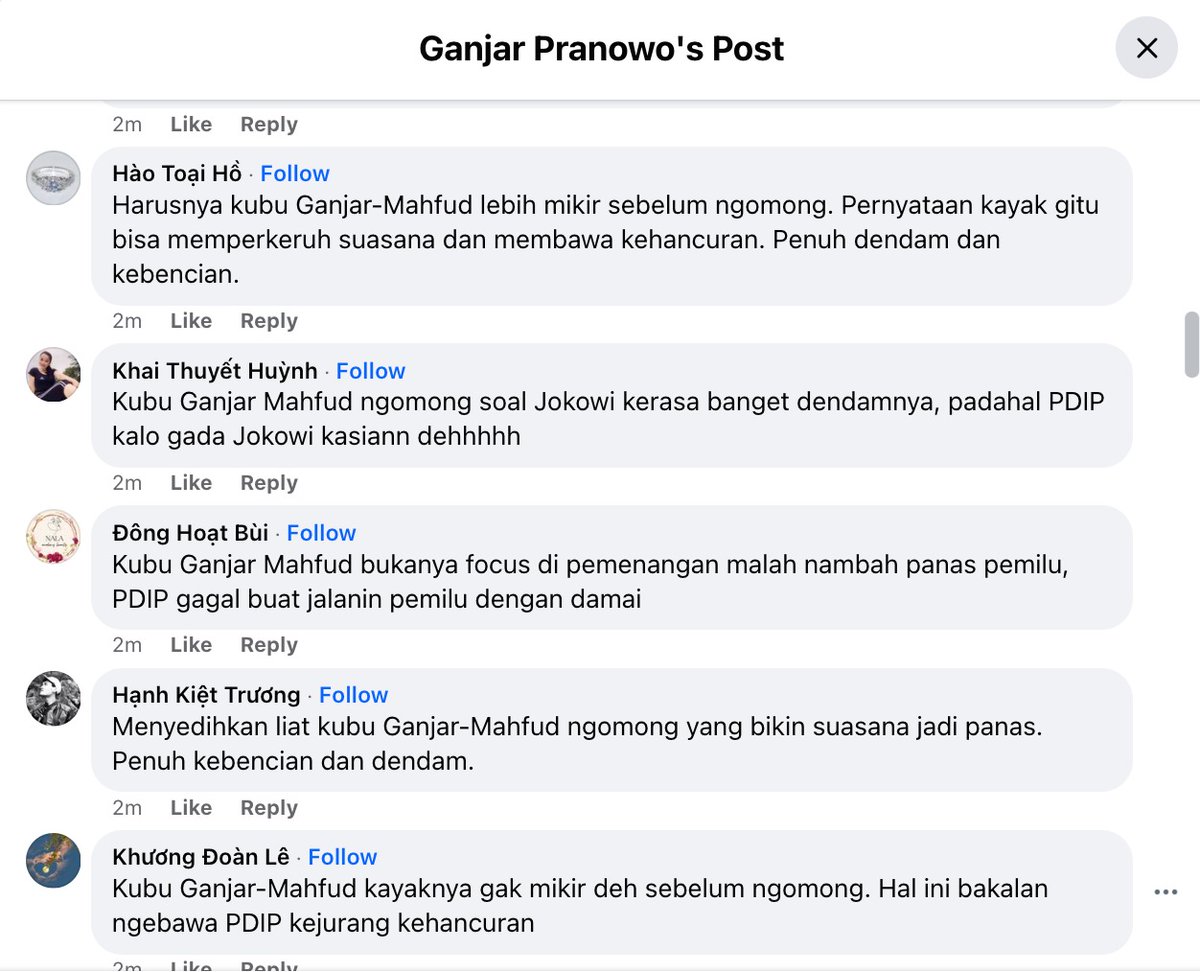 mau tanya lur, tiba-tiba FB penuh komen dari warga vietnam ini fenomena apa? 👀👀👀